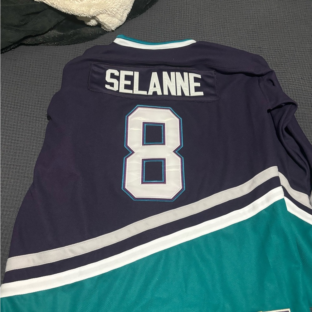 90s Anaheim Mighty Ducks jersey, size XL Selanne.